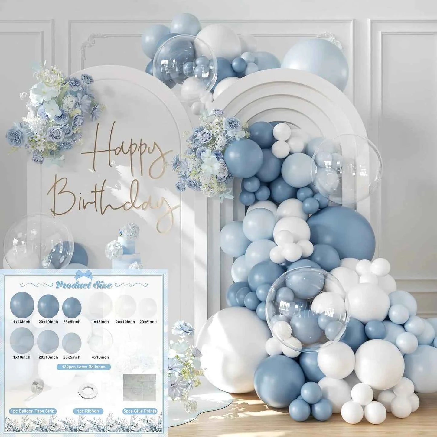 Pink wedding decoration latex balloon arch set for large-scale performances at Christmas, Valentine's Day, birthday parties