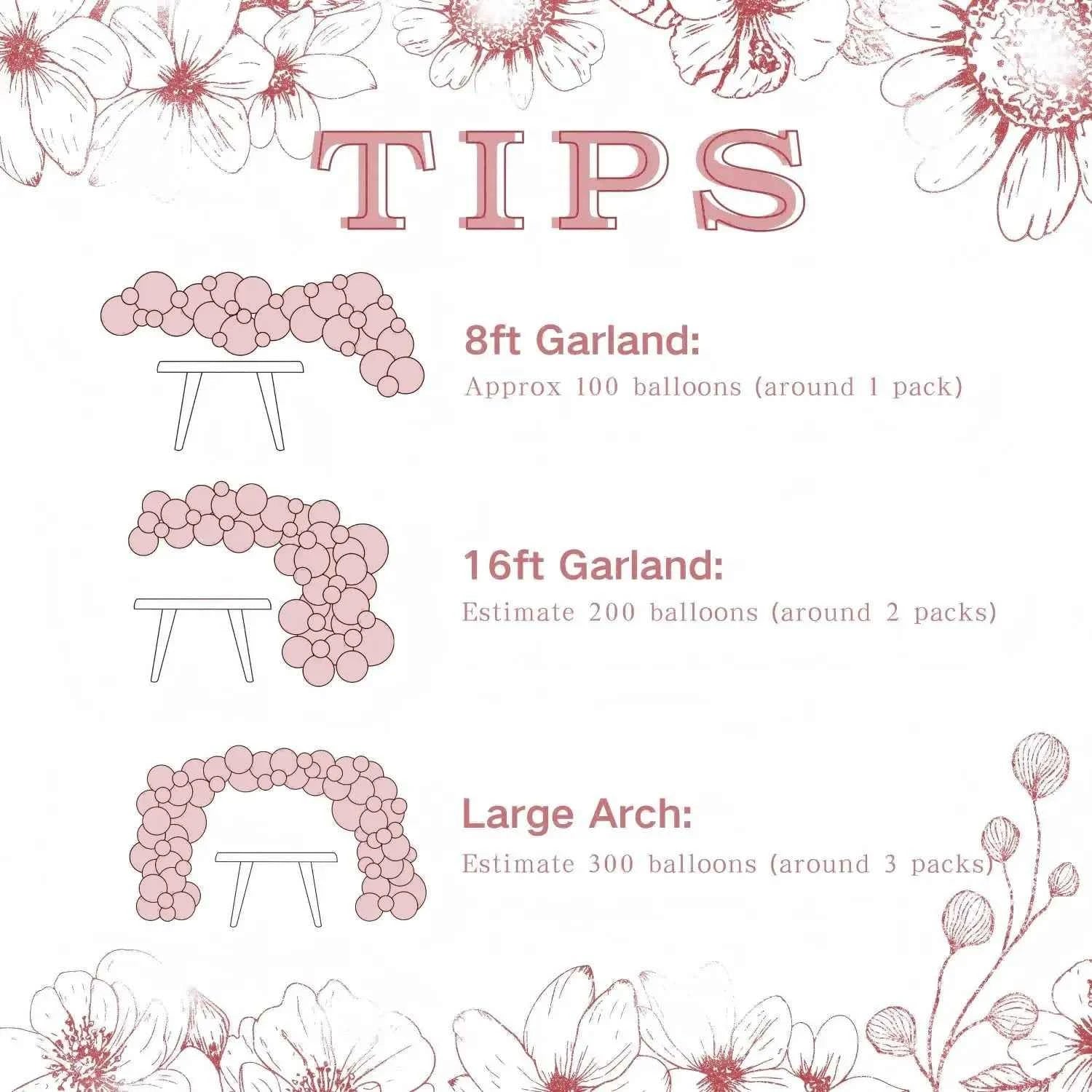 Pink wedding decoration latex balloon arch set for large-scale performances at Christmas, Valentine's Day, birthday parties